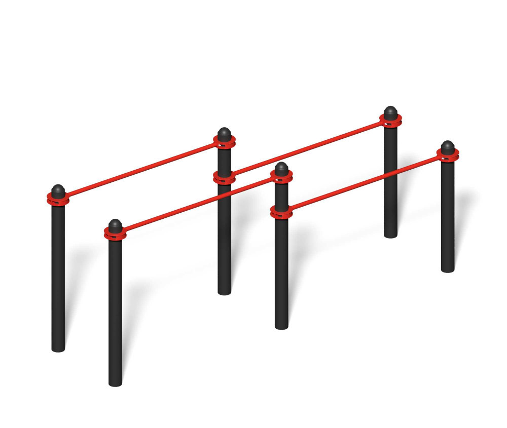 Воркаут-комплекс "Брусья двухуровневые"